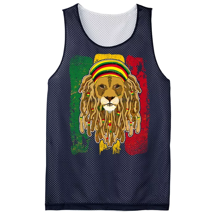 Cool Rasta Lion Mesh Reversible Basketball Jersey Tank