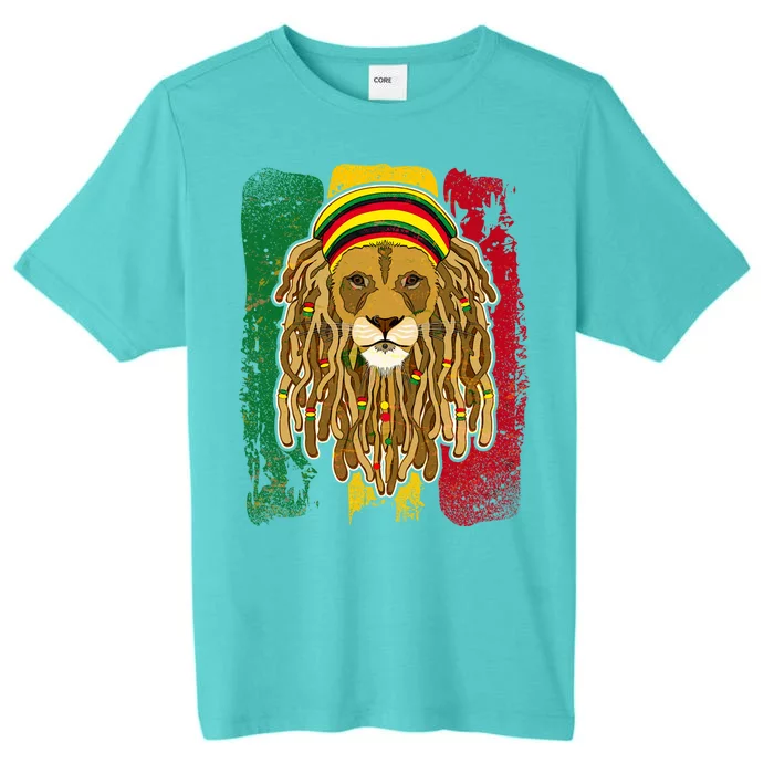 Cool Rasta Lion ChromaSoft Performance T-Shirt