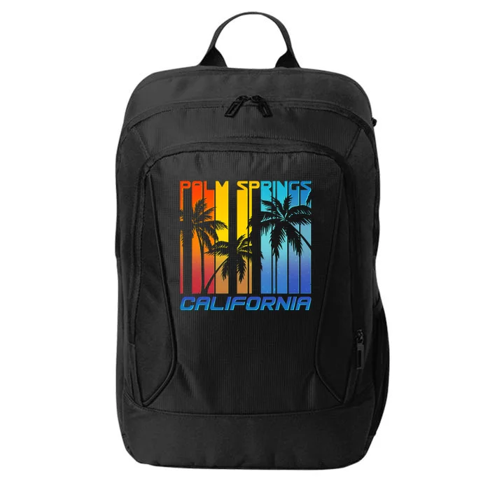 Cool Retro Palm Springs California City Backpack