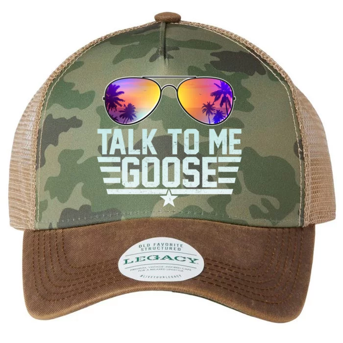 Cool Retro Talk To Me Goose Legacy Tie Dye Trucker Hat