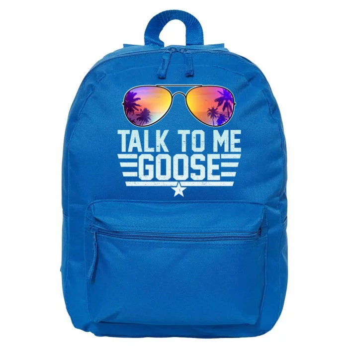 Cool Retro Talk To Me Goose 16 in Basic Backpack