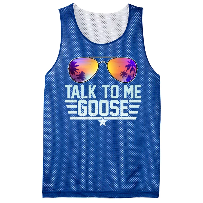 Cool Retro Talk To Me Goose Mesh Reversible Basketball Jersey Tank