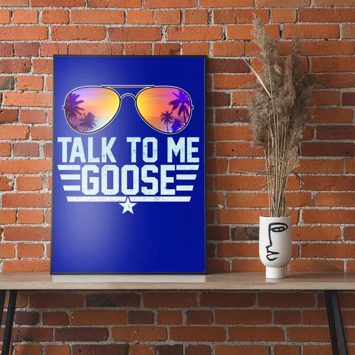 Cool Retro Talk To Me Goose Poster