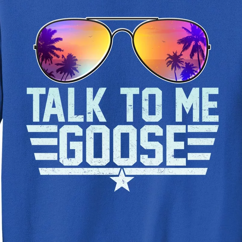 Cool Retro Talk To Me Goose Tall Sweatshirt