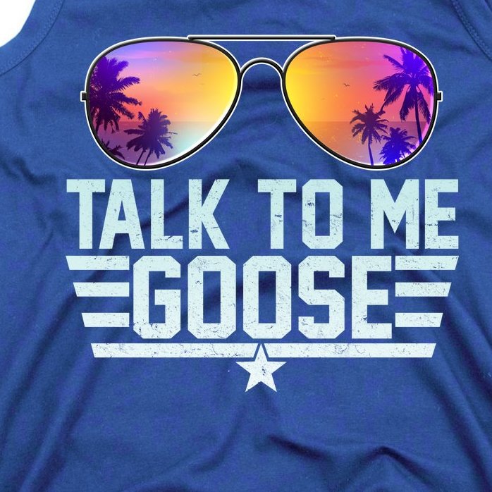 Cool Retro Talk To Me Goose Tank Top