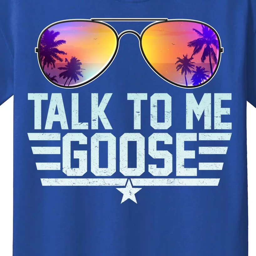 Cool Retro Talk To Me Goose Kids T-Shirt