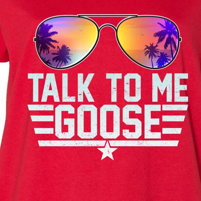 Talk To Me Goose T Shirt Top Gun Shirt Movie T-Shirt Sunglasses