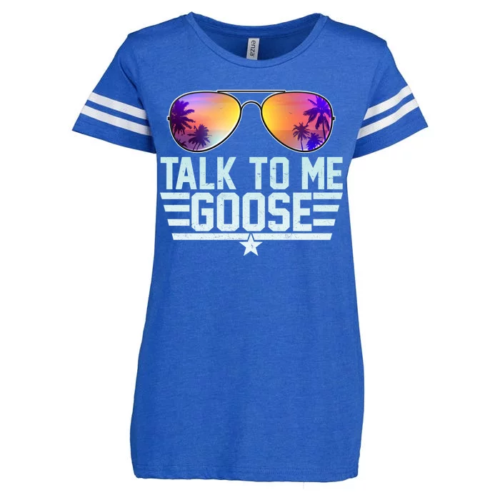 Cool Retro Talk To Me Goose Enza Ladies Jersey Football T-Shirt