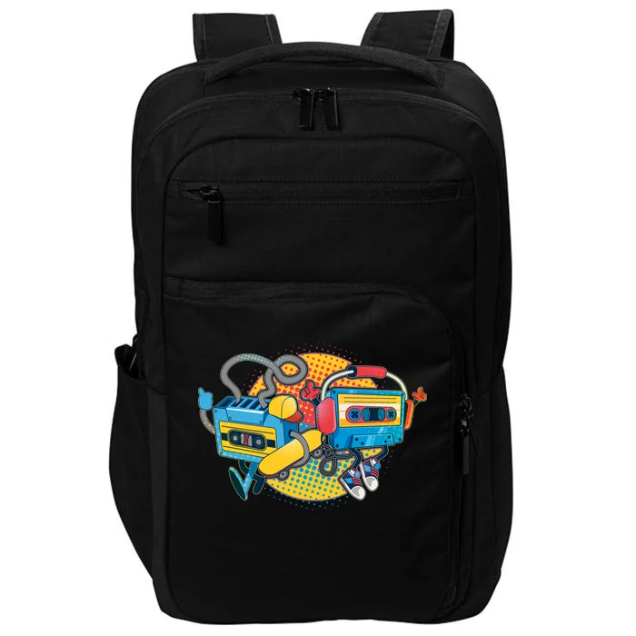 Cool Retro Tapes Impact Tech Backpack