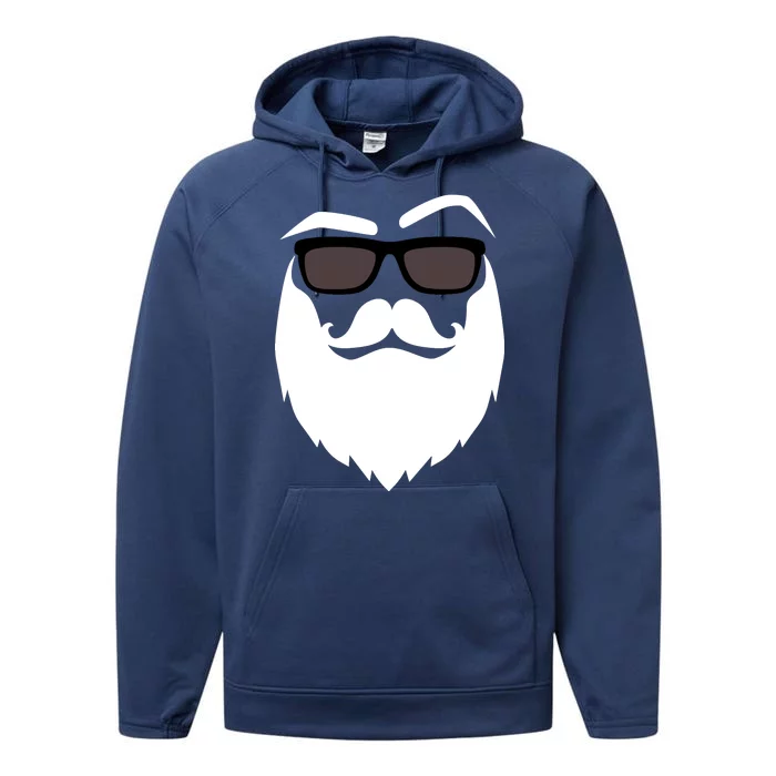 Cool Santa Clause Performance Fleece Hoodie