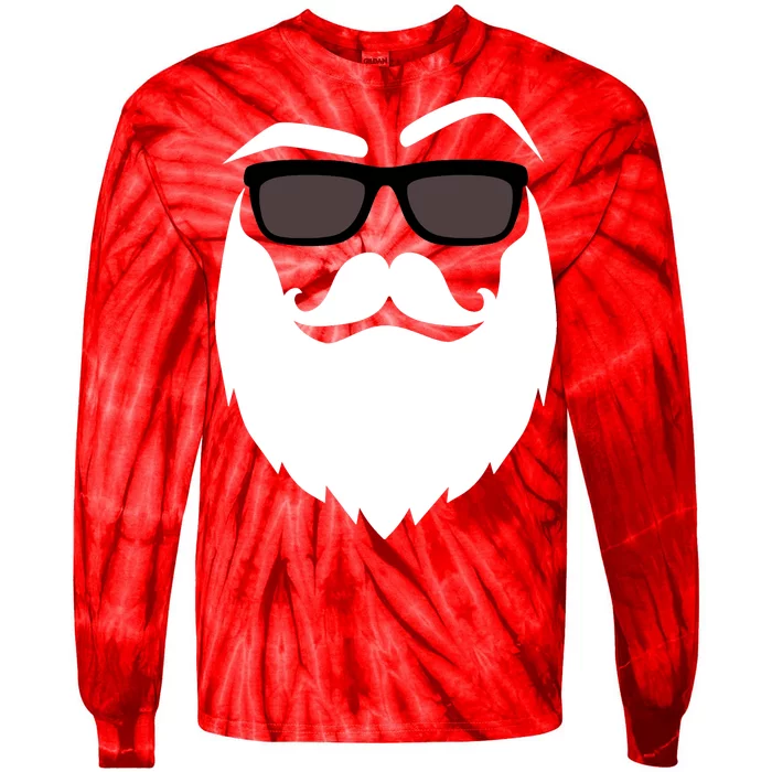 Cool Santa Clause Tie-Dye Long Sleeve Shirt