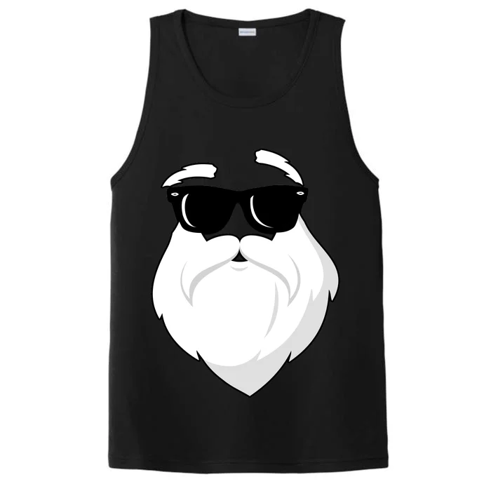 Cool Santa Face Performance Tank