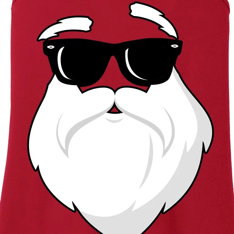 Cool Santa Face Ladies Essential Tank