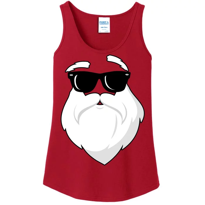 Cool Santa Face Ladies Essential Tank