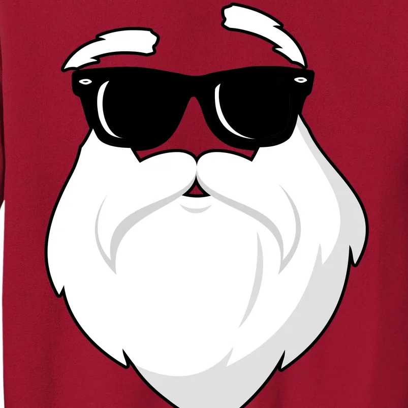 Cool Santa Face Tall Sweatshirt