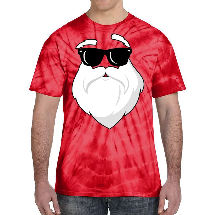 Cool Santa Face Tie-Dye T-Shirt