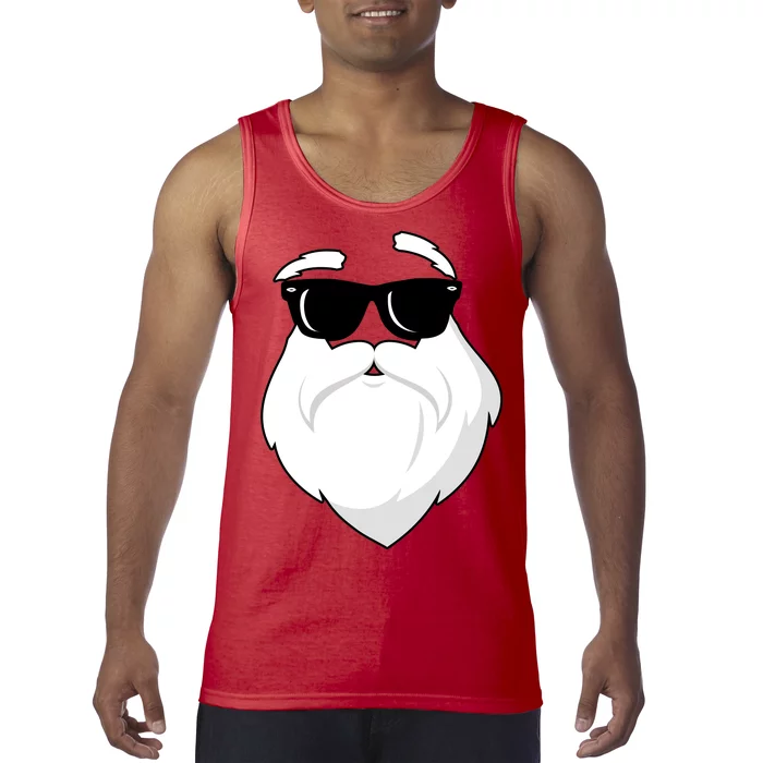 Cool Santa Face Tank Top