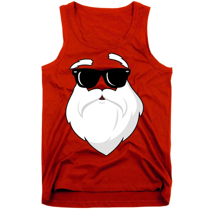 Cool Santa Face Tank Top