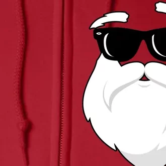 Cool Santa Face Full Zip Hoodie