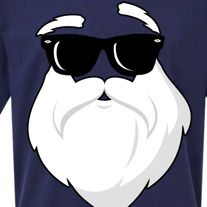 Cool Santa Face Sueded Cloud Jersey T-Shirt