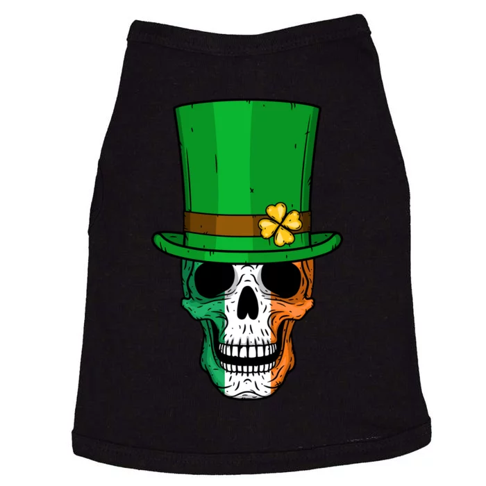 Cool St. Patricks Day Irish Skull Doggie Tank