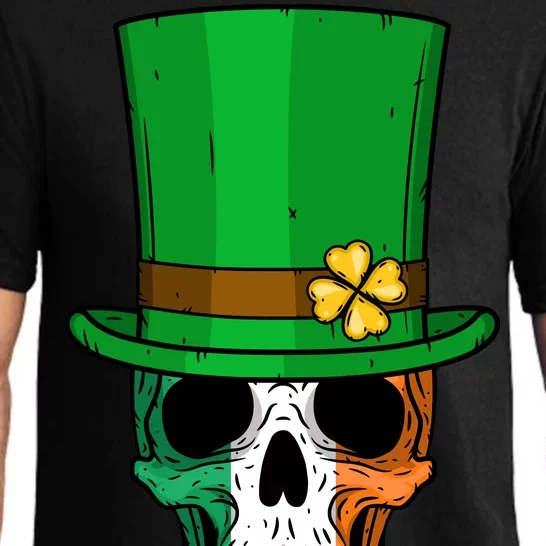 Cool St. Patricks Day Irish Skull Pajama Set