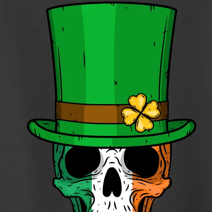 Cool St. Patricks Day Irish Skull Toddler T-Shirt