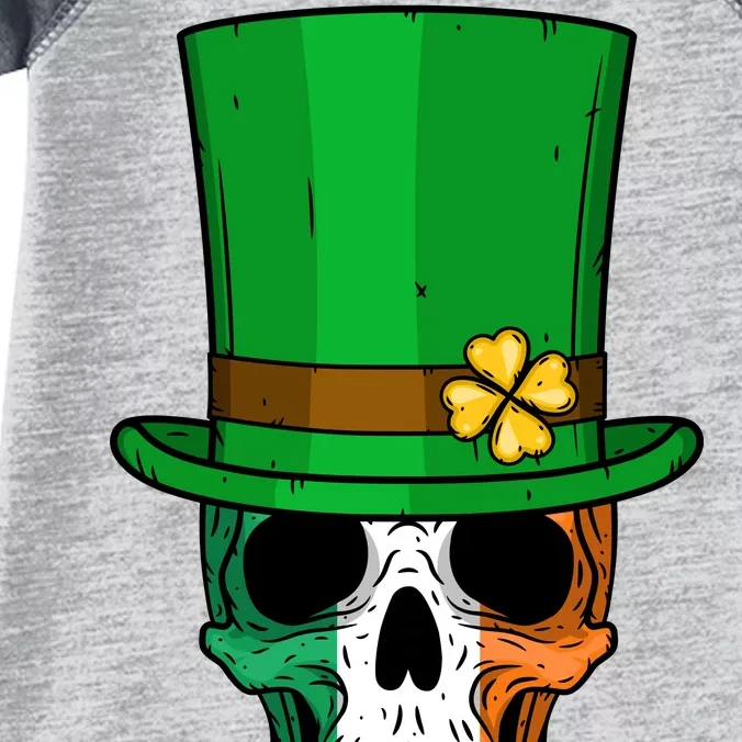 Cool St. Patricks Day Irish Skull Infant Baby Jersey Bodysuit