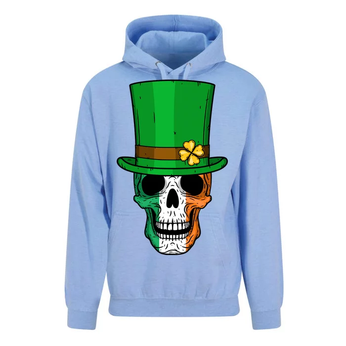 Cool St. Patricks Day Irish Skull Unisex Surf Hoodie