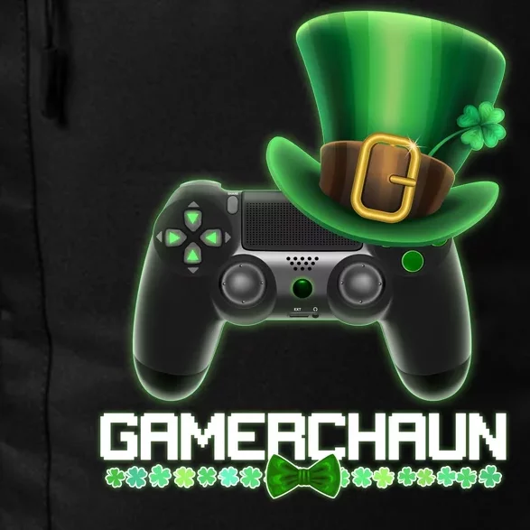 Cool St Patrick's Day Gamerchaun Game Controller Leprechaun Daily Commute Backpack