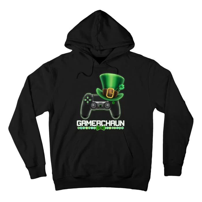 Cool St Patrick's Day Gamerchaun Game Controller Leprechaun Tall Hoodie