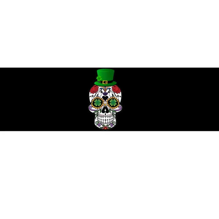 Cool St Patricks Day Irish Day Of The Dead Skull Bumper Sticker