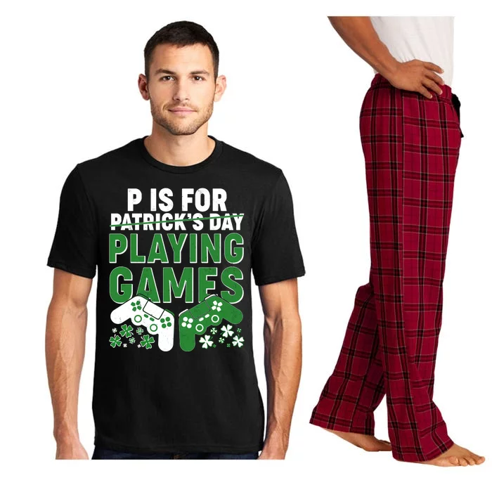 Cool St Patrick's Day P Is For Playing Games Pajama Set