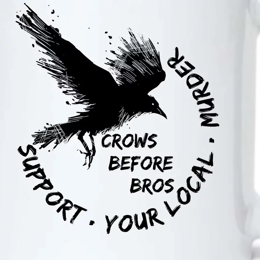 Cool Support Your Local Murder Crows Before Bros Black Color Changing Mug