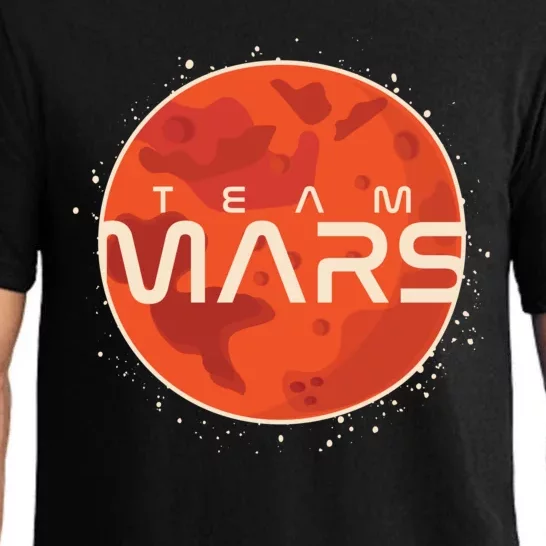 Cool Team Mars Planet Space Logo Pajama Set