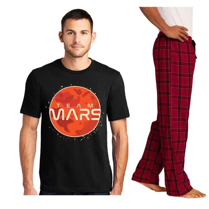 Cool Team Mars Planet Space Logo Pajama Set