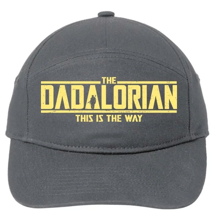 Cool The Dadalorian This Is The Way 7-Panel Snapback Hat