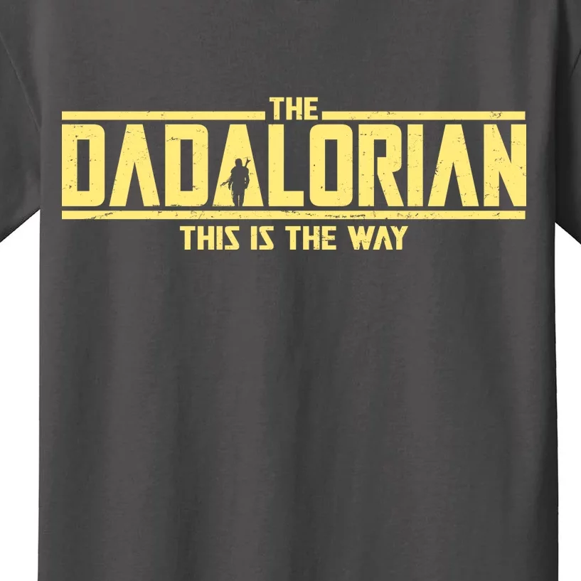 Cool The Dadalorian This Is The Way Kids T-Shirt