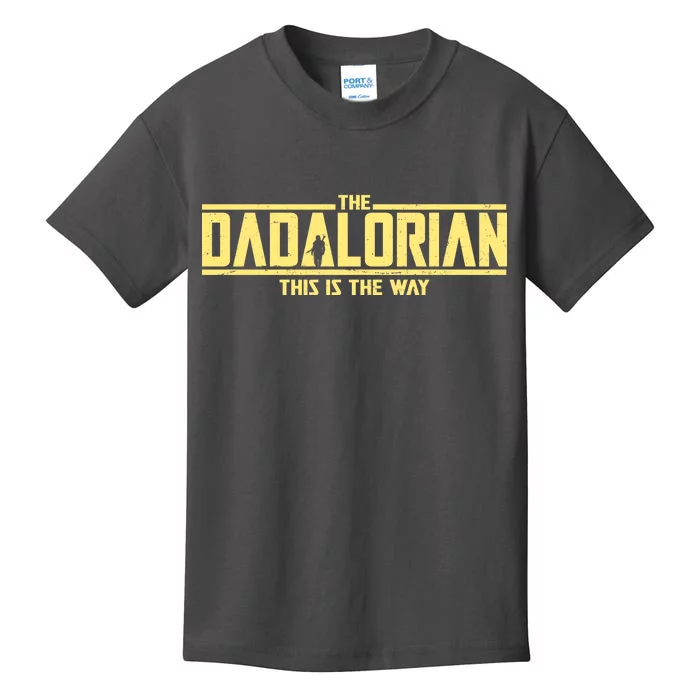 Cool The Dadalorian This Is The Way Kids T-Shirt