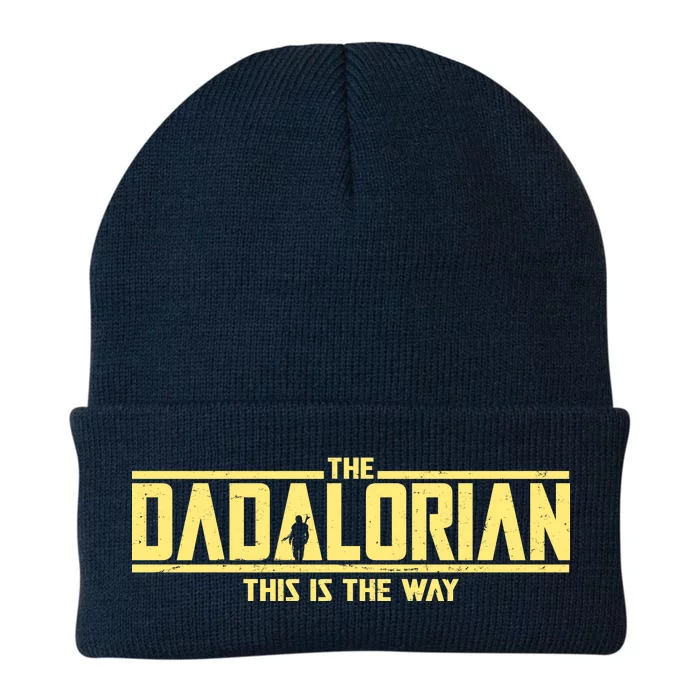 Cool The Dadalorian This Is The Way Knit Cap Winter Beanie