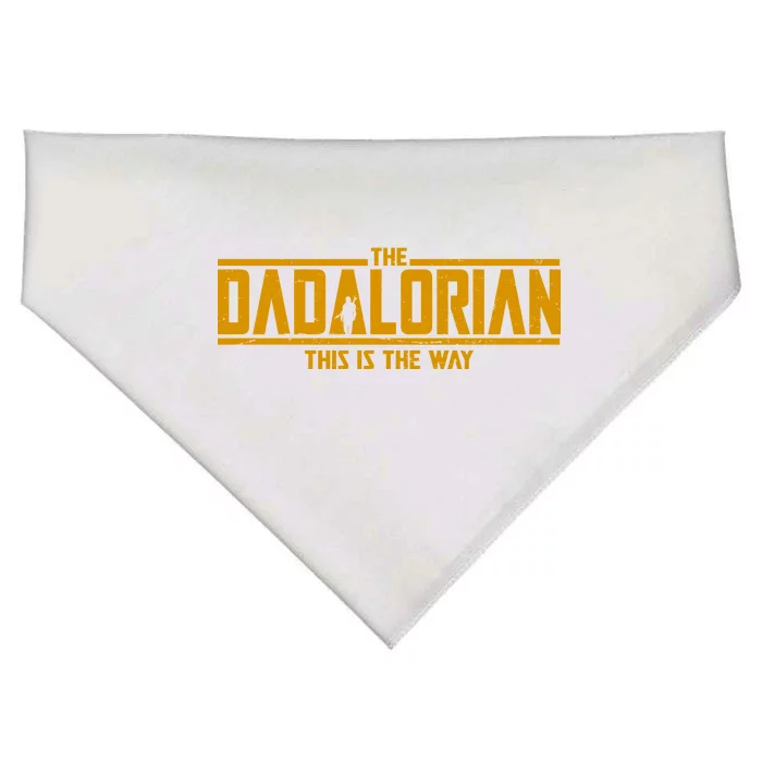 Cool The Dadalorian This Is The Way USA-Made Doggie Bandana