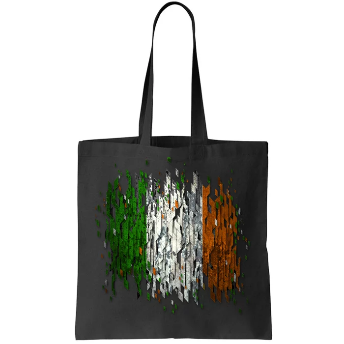 Cool Torn Irish Ireland Flag St. Patrick's Day Tote Bag