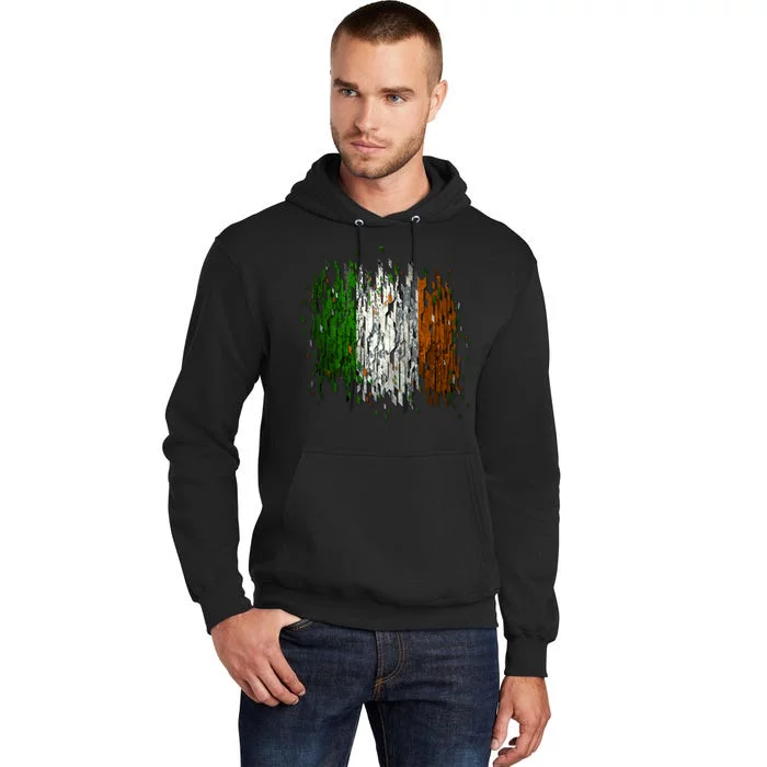 Cool Torn Irish Ireland Flag St. Patrick's Day Tall Hoodie