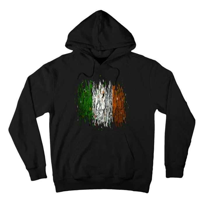 Cool Torn Irish Ireland Flag St. Patrick's Day Tall Hoodie