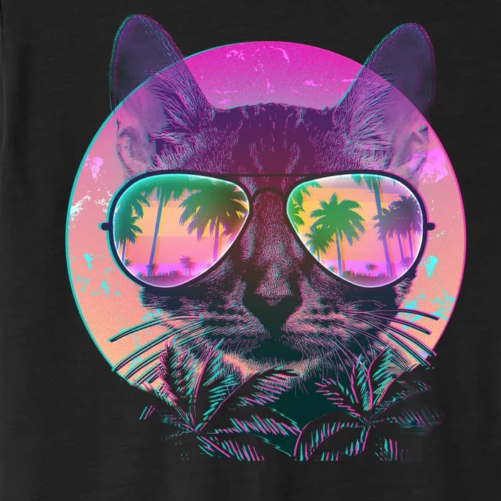 Cool Tropical Shade Cat ChromaSoft Performance T-Shirt