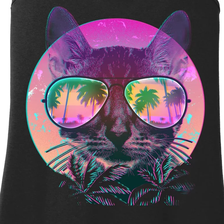 Cool Tropical Shade Cat Ladies Essential Tank