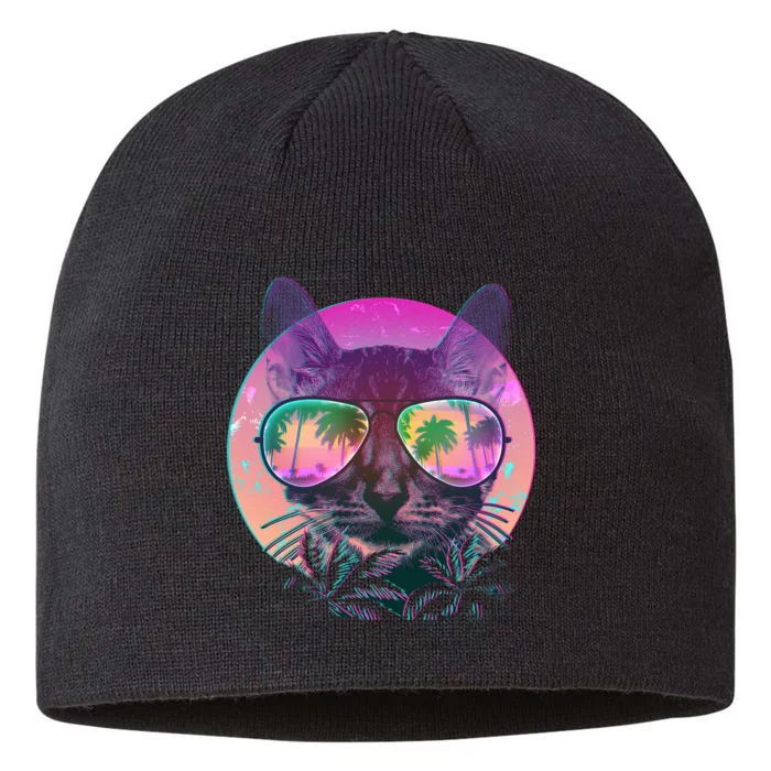 Cool Tropical Shade Cat 8 1/2in Sustainable Knit Beanie