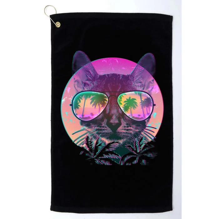 Cool Tropical Shade Cat Platinum Collection Golf Towel