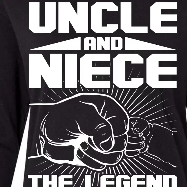 Cool Uncle And Niece The Legend And The Legacy Womens Cotton Relaxed Long Sleeve T-Shirt