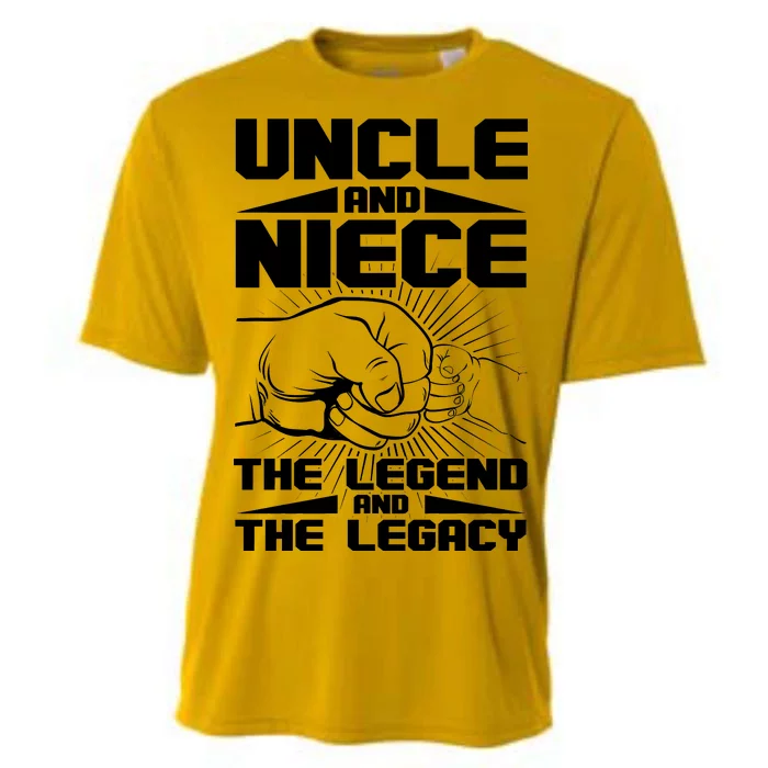 Cool Uncle And Niece The Legend And The Legacy Cooling Performance Crew T-Shirt